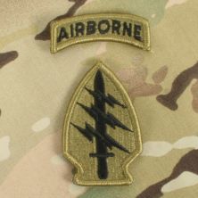 US Special Forces Multicam Hook and Loop Badge