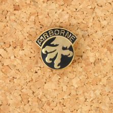 17th Airborne Division Metal DI Badge