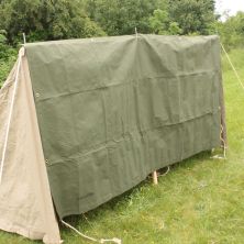 Bivouac Vehicle Shelter Front Wall Green