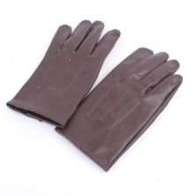 British Officers Brown Leather Parade Gloves