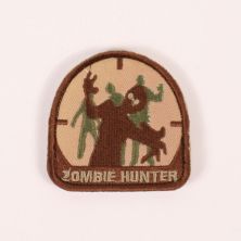 Zombie Hunter Tactical Morale Cloth Hook and loop Funny Badge