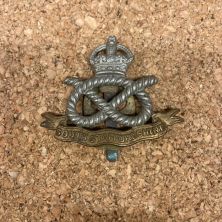 South Staffordshire Kings Crown Cap Badge.( Original)