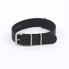 NATO G10 Military Nylon Watch Strap Black 18mm