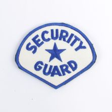 Reflective Security Guard Cloth Patch Hook and Loop