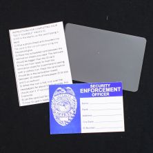 Security Enforcement Officer ID Kit