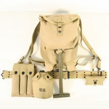 Infantry Webbing set with M1928 Doughboy pack for 30 Round Thompson Magazine