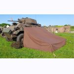 WD761 Bivouac Vehicle Shelter Tent Canvas Brown