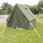 WD757 British Officers Green Tent Canvas Only