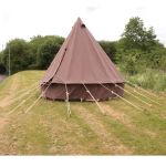 WD764 MKV British Brown Bell Tent Outer Canvas