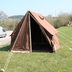 WD259 British Officers Tent 6x6 ft Canvas Only Brown