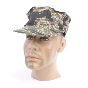 8 Point USMC Utility Fatigue Cap in Vietnam Tiger Stripe Camouflage