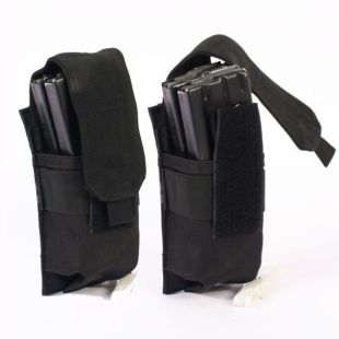 Molle Single M4 SA80 30rd Magazine Ammo Pouch Black