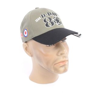 D-Day 80 1944-2024 Operation Overlord Baseball Cap Green