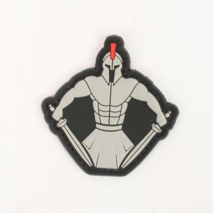 Spartan Warrior Rubber Badge