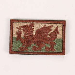 Welsh Flag Tactical Morale Badge Hook and loop Multicam