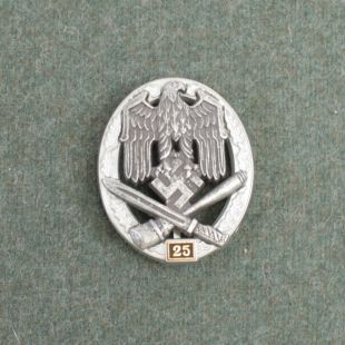 German Army General Assault Badge for 25 Combat Assaults by RUM