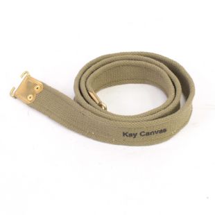 Green 303 Lee Enfield/ SLR Rifle Canvas Sling by Kay Canvas