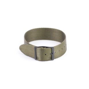 Green Tactical Military 18mm Nylon Webbing Army watch strap