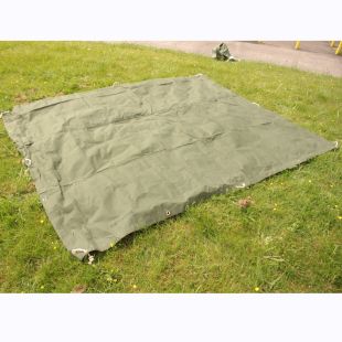 Groundsheet For British Bivouac Vehicle Shelter Olive Green