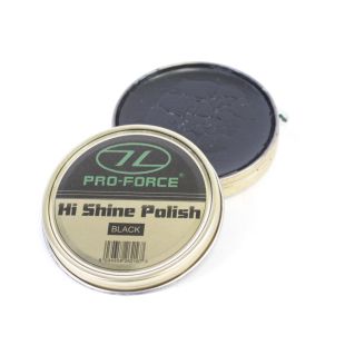 Highlander Pro Force Hi Shine Black Boot Polish 50ml