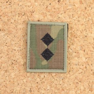 Hook and Loop Multicam Rank Patch 1st Lieutenant