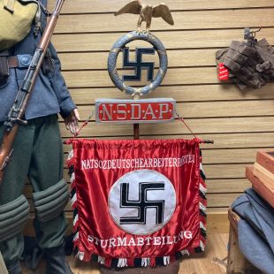 WW2 Eagle Standarte Top,  Munchen Box and Banner(shop/ Show collection Only) 