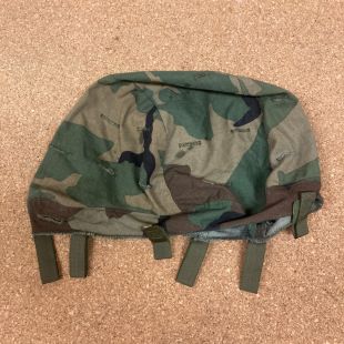 US Army Woodland Camouflage PASGT Kelvar Helmet cover