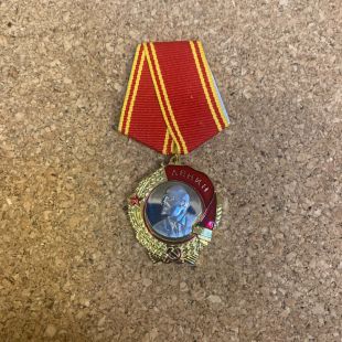 USSR Order of Lenin Medal with ribbon 