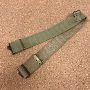 1937 Webbing Belt Normal length Original Blancoed Green