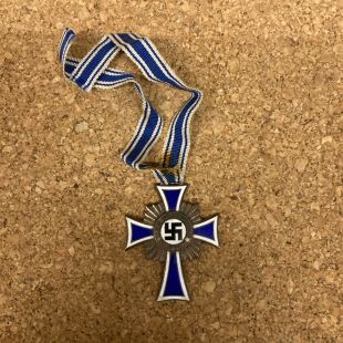 WW2 German Mothers Cross Award Bronze Original 