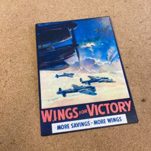 Wings For Victory Metal Sign 