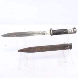 K98 original bayonet engraved with with 6th SS Gebirgs Divison "Nord"