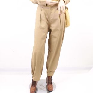 KD Slacks Women's khaki Drill ATS by Kay canvas