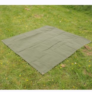 Jeep 2 man Groundsheet or tarp Olive green by kay Canvas