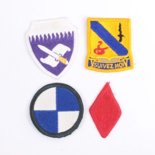 Pack of 4 US badges Pack 87