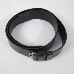 Officers Belt Leather Black