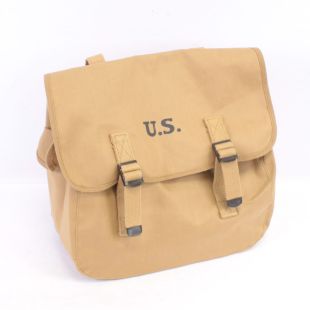 US WW2 M1936 Field Pack M36 Rubberised Musette Bag Tan by Kay Canvas