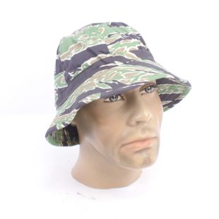 Vietnam late war lightweight sparse Tiger Stripe Camouflage Boonie hat ARVN style cap