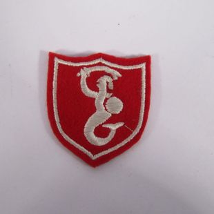 Polish 2nd Corp Red Sleeve Badge