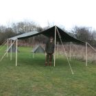 US Army Mess Tent Shelter Complete with Poles, Pegs and Guy ropes 