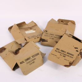 Original C Rations Box. Individual Box Empty