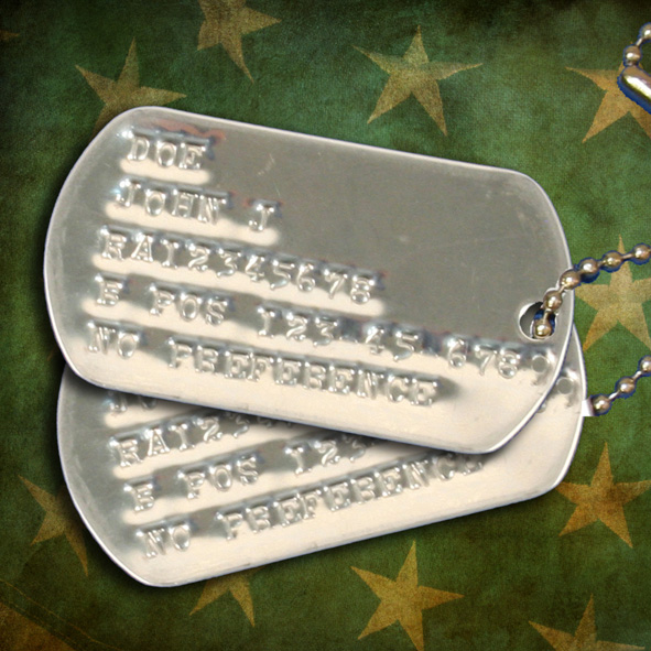 what information is on a dog tag in vietnam